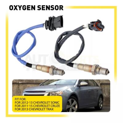 2Pcs Oxygen O2 02 Sensor Upstream& Downstream For 2011-2015 Chevrolet Cruze 1.4L
