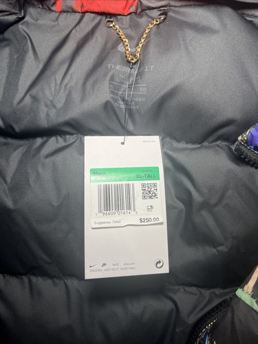 Chaqueta Abrigo Nike Lebron Therma-Fit Relleno Talla XLT XL Alto Calce Suelto Con Capucha - Imagen 2 de 3