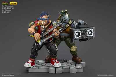 JOYTOY 1/18 TMNT Beebop & Rocksteady Action Figure Toy Model In