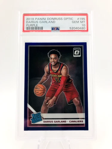 DARIUS GARLAND 2019 Donruss Optic PURPLE RC #195 PSA 10 Gem Mint Rookie Card