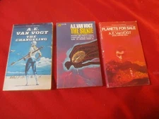A.E. Van Vogt - Lot of 3 - Vintage Paperbacks