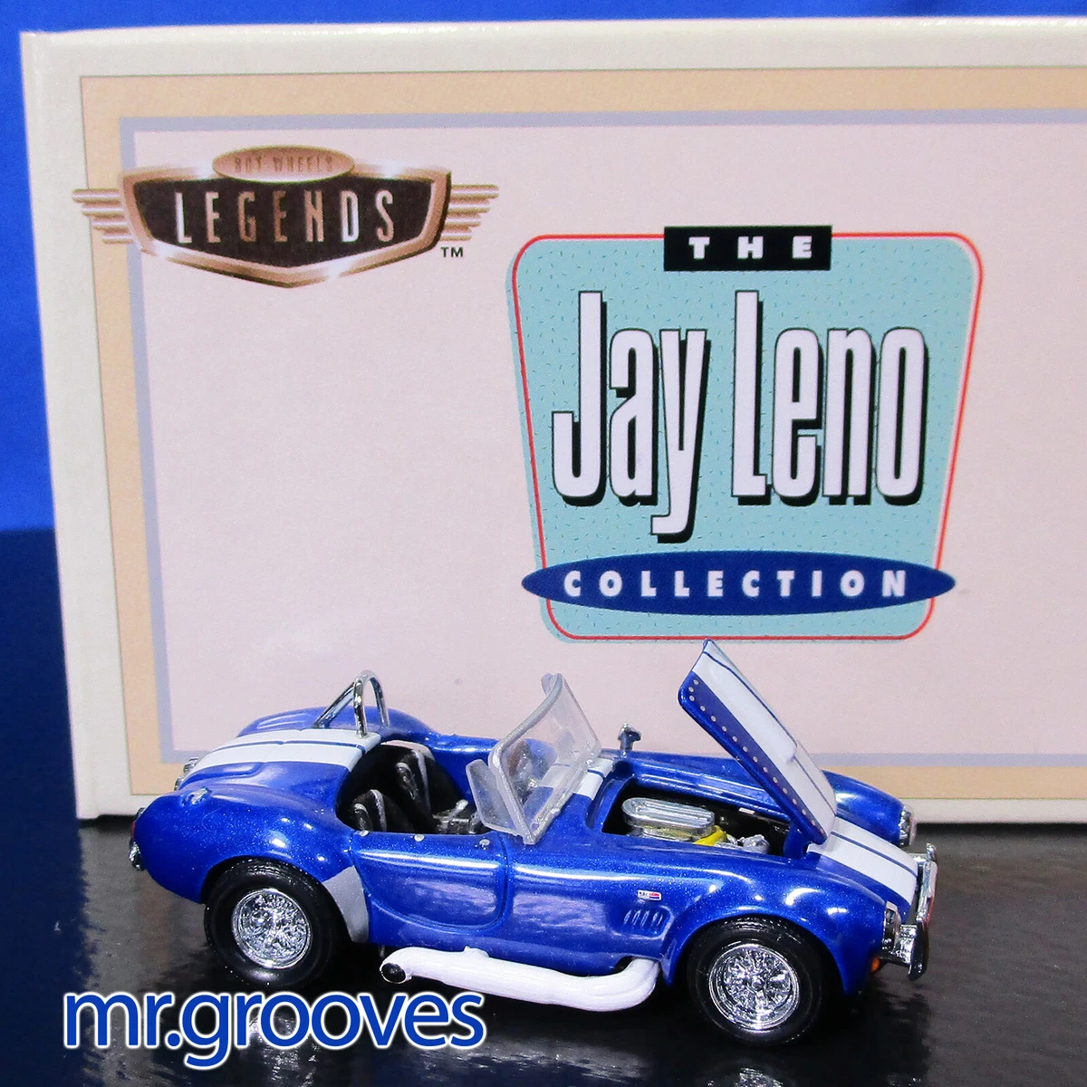 19900 OPENED Jay Leno Collection Shelby Cobra 427 S/C Hot Wheels Legends