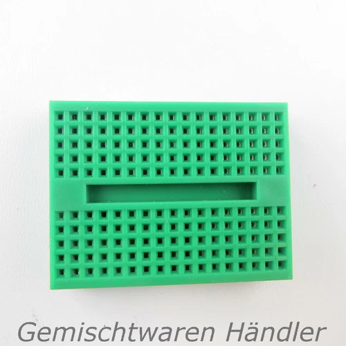 Breadboard grün RM2,54 x 170 Steckboard Experimentierboard Jumperwires Board