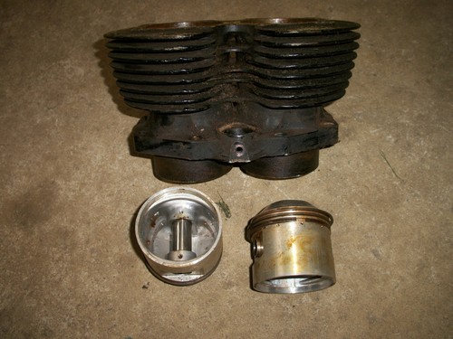 Triumph Cylinder & Pistons .040 650cc 6T 1965 1966 - Picture 2 of 5