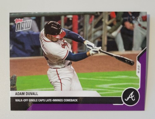 2020 Topps Now 147 Adam Duvall