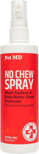 Pet MD No Chew Spray for Dogs  Cats - Multi-Surface Bitter Spray to Stop Biting