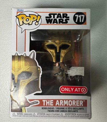 Funko POP! Star Wars: Mandalorian The Armorer Bobblehead 717 (Read Descriprtion)