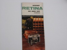 Kodak Retina 11C AND 111C SALES PAMPLET--covers both models plus lens-- 15 PAGES