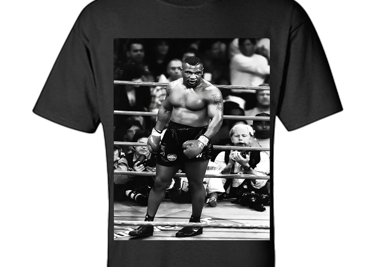 Mike Tyson Vintage 3D T-Shirt In The Ring Graphic Tee