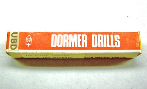 12 DORMER #20 HSS SPOTTING TWIST DRILL 2 1/4" L FLUTE BLK OXIDE 2" L .161" D - Bild 6 von 8