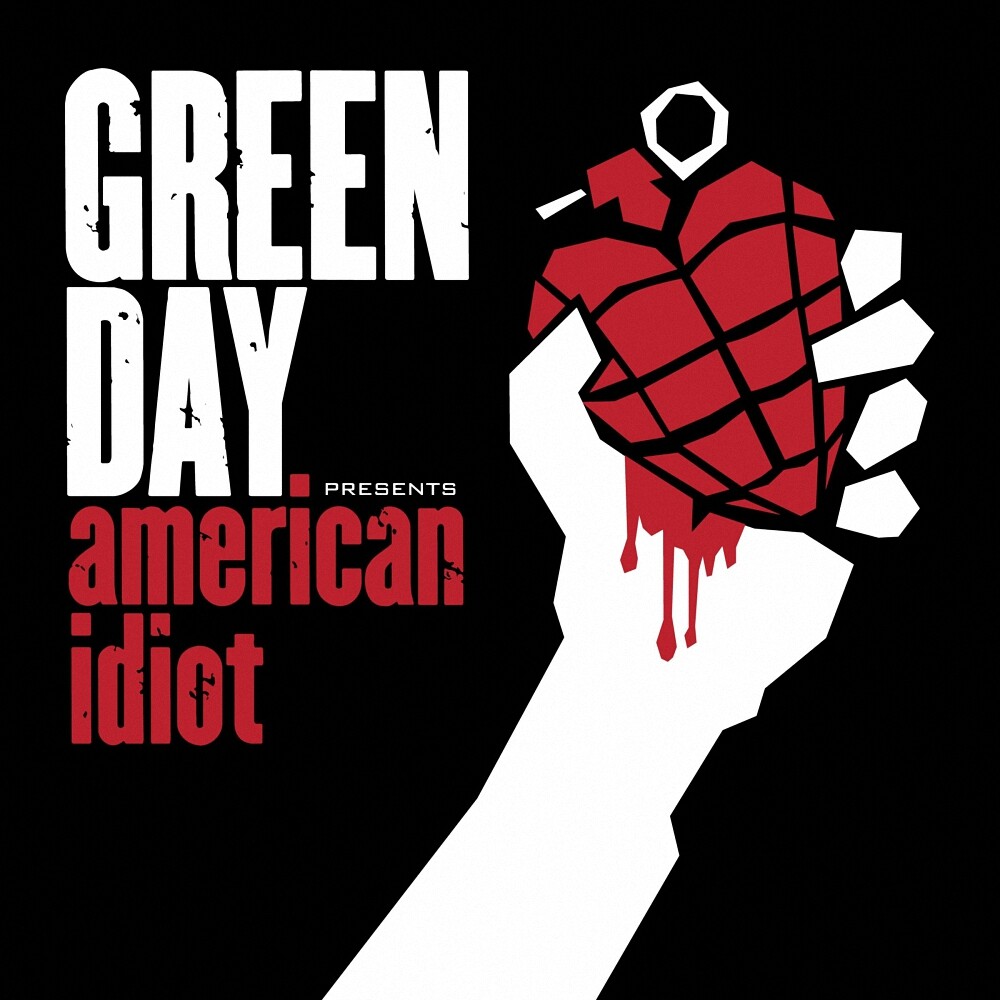 American Idiot - Green day Album Cover Poster 12x12" 24x24" Music Art Silk Print