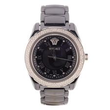 Versace Ladies Watch DV ONE Black Ceramic Diamonds Retail $5,500 PREOWED (FINAL)