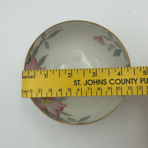 19322 NORITAKE china AZALEA - Bon Bon Footed Compote 2" x 4-1/2" GREEN Mark - Picture 8 of 8