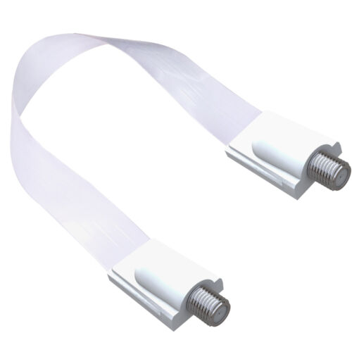 Ultra Flat Ghost Wire Flat RG6 Coax Jumper Cable Extreme Slim F Female to Female - Picture 10 of 10