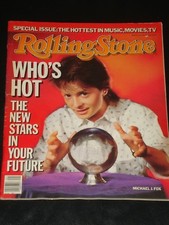 ROLLING STONE magazine 1986, Michael J. Fox, William Peterson, Mike Tyson, RARE