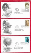 Three  1971  1st Day Covers  (Scott's #s 1436, 1437, & 1438)       M-75