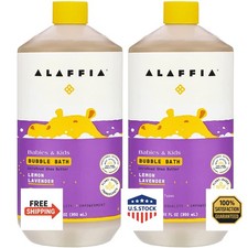 Alaffia Babies and Kids Bubble Bath, Gentle Baby Essentials for Delicate Skin, C