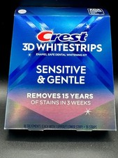 Crest 3D Whitestrips Sensitive Gentle 18 Treatments 36 Strips, 2026/11/11