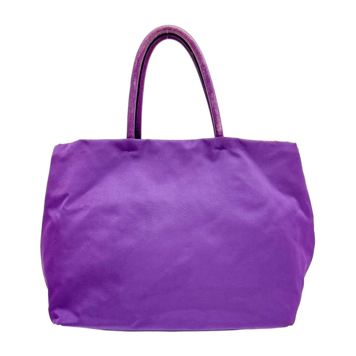 PRADA Rhinestone Purple Nylon Hand Bag | eBay