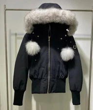 Moose Knuckles Women's Thick Short Parker Pilot Jacket Down Jacket New */*Gift