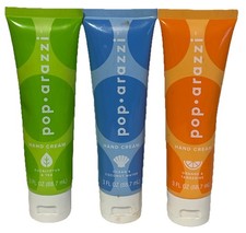 3x pop arazzi Hand Nail Cuticle Cream 1 fl oz Tangerine, Coconut, Eucalyptus