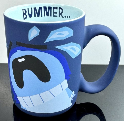 NEW Disney Pixar Inside Out 2 SADNESS BUMMER... SIGH Soft Touch 18oz Ceramic Mug