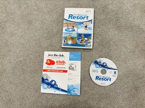 Wii Sports Resort Nintendo Wii  2009 Game & Case Working Tested
