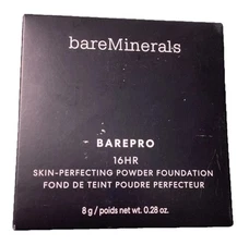 BareMinerals BarePro 16HR Skin-Perfecting Powder Foundation Medium Deep 40 Warm
