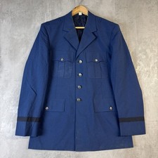 Flying Cross Uniforms Blazer Mens L Blue Double Breasted Vintage Service Jacket