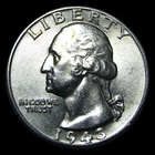 1943 Washington Quarter ---- Unc Coin ---- #PP903