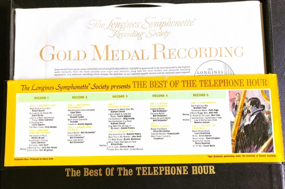 The Longines Symphonette 'The Best of the Telephone Hour' 5LP Record Set - Image 3 of 4