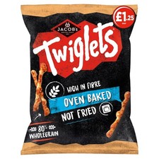 Jacobs Twiglets Original Crisps 12 x 105g Packs