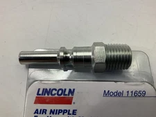 Lincoln 11659  Long Stem Air Nipple - For Use W/ 815 Air Coupler 1/4" NPT Male