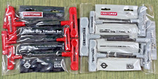 Craftsman U.s.a. Lot Of 2 Sets Of Cushion Grip T-handle Hex Keys - 46297 46298 Craftsman U.s.a. Lot Of 2 Sets Of Cushion Grip T-handle Hex Keys - 46297 46298