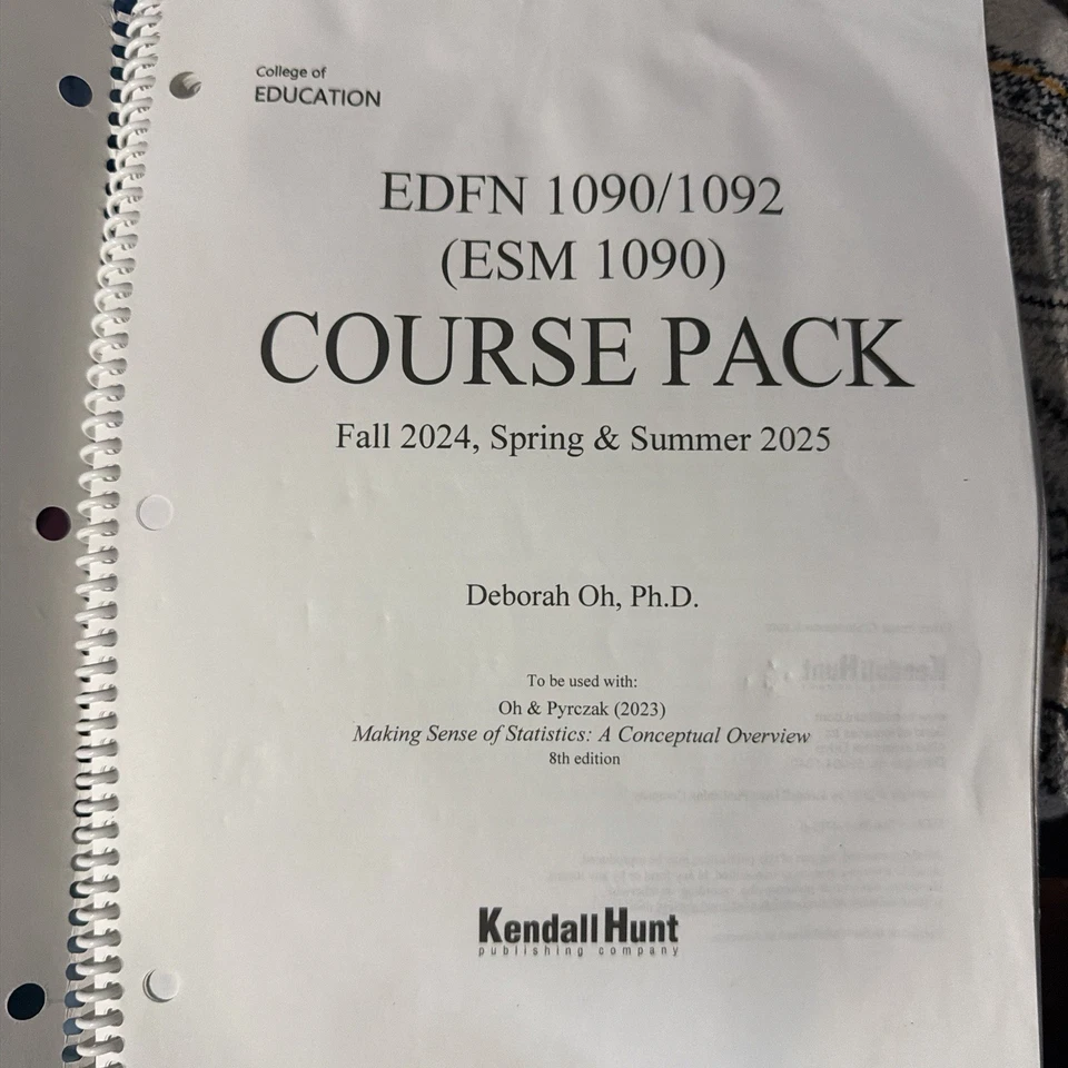 Statistic workbook, has all of the answers and worksheets. Author: Deborah OH - Image 3 of 4