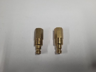 2 Rectus PARKER 1/8'' Type 21 quick connect double shut-off fittings 21SBIW10MPX