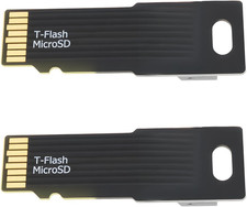 2Pcs Micro SD TF Memory Card Male to Female Extension Adapter Extender Test Tool