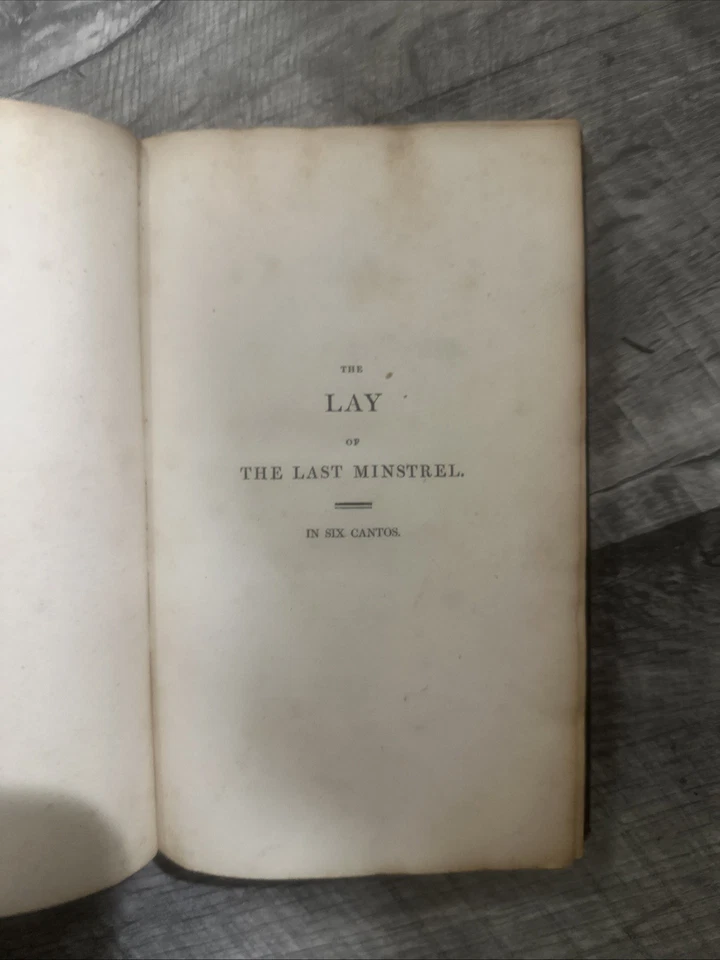 The Lay Of The Last Minstrel By Walter Scott London 1806 The Fifth Edition - Image 4 of 4