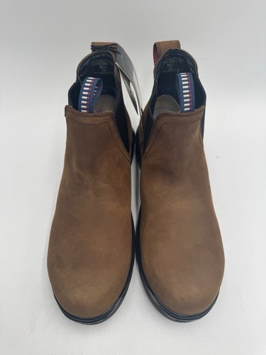Stivali da lavoro Ariat TURBO CHELSEA H20 CARBON TOE uomo NUOVI marroni taglia US 9,5 2E larghi - Foto 6 di 11