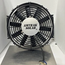 12" Powerful Attic Exhaust Fan - USA Made Solar Ventilator with Plug & Play