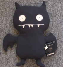 Vintage UGLYDOLL Black Ice Bat Plush Sun-Min Kim  David Horvath 14  2002 NWT 