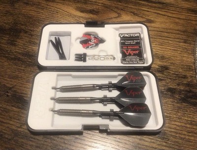 Viper V-Factor Tungsten Steel Tip Darts - Dartboard Game Accessory - 22 Grams