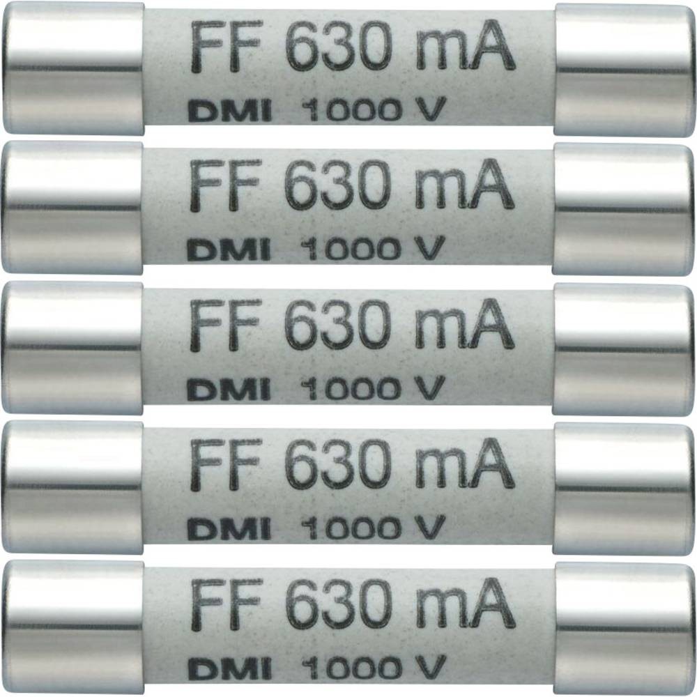 Fusibles de rechange 630 mA 1000 V testo 0590 0006 cartouche céramique pour testeur électrique