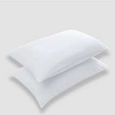 Microfiber White Standard Pillowcase Set - Room Essentials