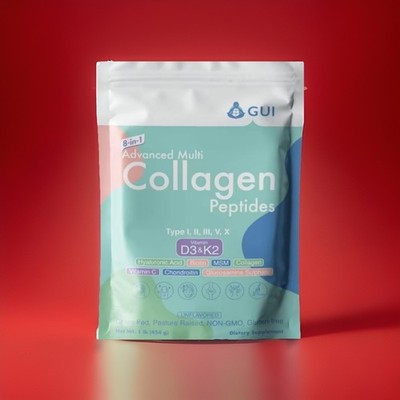 8in1 Advanced Multi Collagen Peptides 16 Oz - Hydrolyzed Protein | Type I II ...
