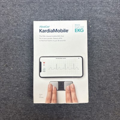 AliveCor KardiaMobile Single Lead EKG Real Time Detection 