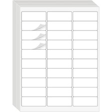 1" x 2-5/8" Address Labels 900 Labels Sticker Paper for Laser/Ink Jet Printer