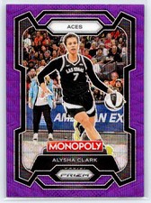 2024 Panini Prizm Monopoly WNBA #7 Alysha Clark Purple Prizms