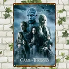 WB Game of Thrones Wall Tin Metal Signs Home Décor 8x12 Vintage Retro Art with C