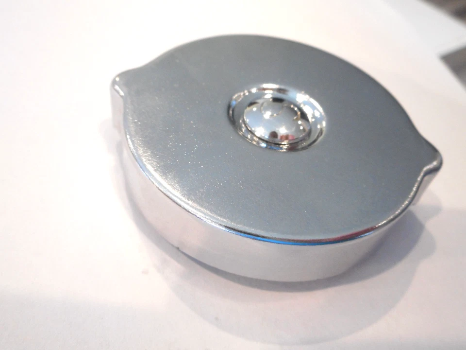 1966 - 68 Corvette OEM 3882864 Oil Fill Tube Chrome Cap 327 L-79 66 67 68 350 HP - Image 3 of 4